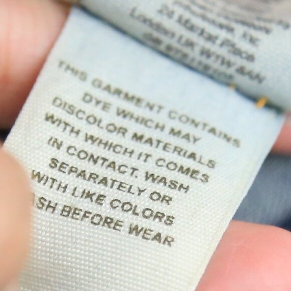 Free People Rumors Denim Blue Collared Jean Jacket Size Small - Picture 5 of 7